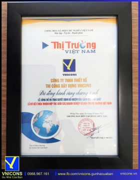 VNICONS tự hào là 1 trong 9 Doanh Nghiệp đồng hành cùng Báo thị trường Việt Nam 